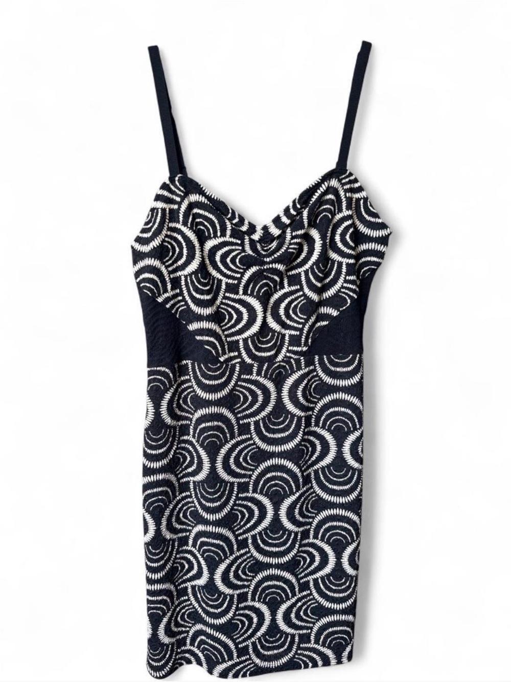 Free People Geometric Swirl Bodycon Mini Dress